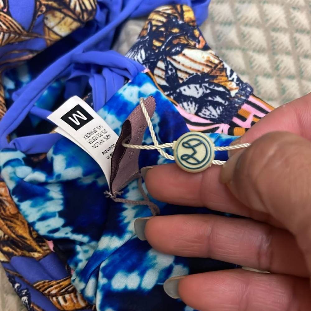 Maaji Rally Racers Reversible Bralette Bikini Top - Picture 7 of 7